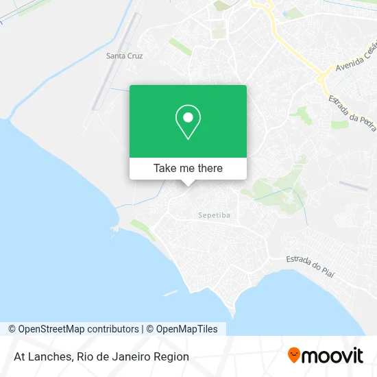 At Lanches map