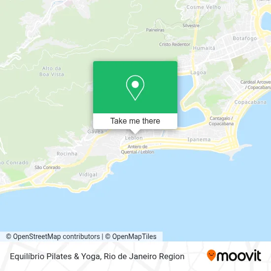 Equilíbrio Pilates & Yoga map