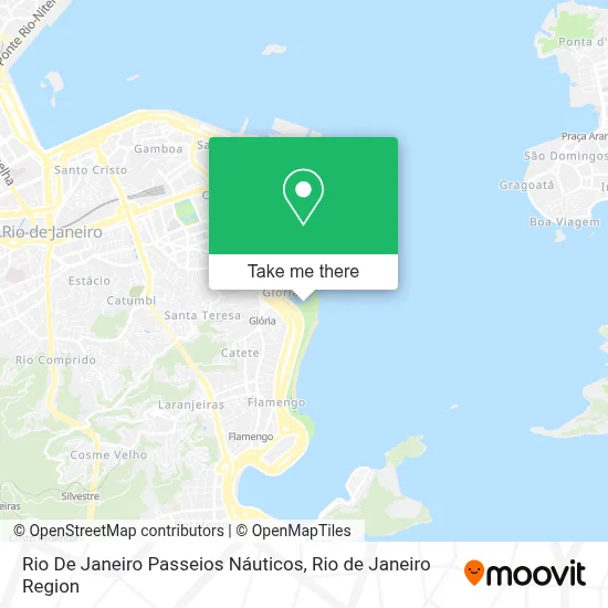 Rio De Janeiro Passeios Náuticos map