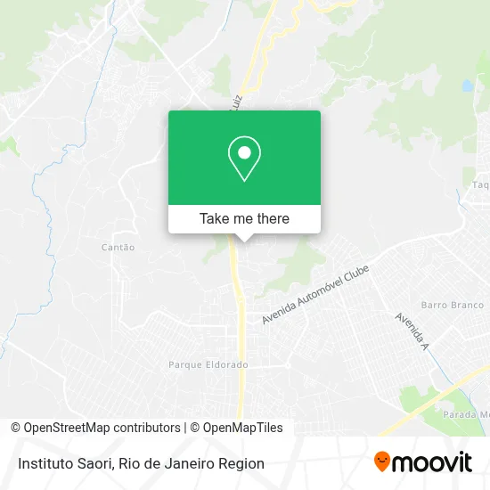 Instituto Saori map