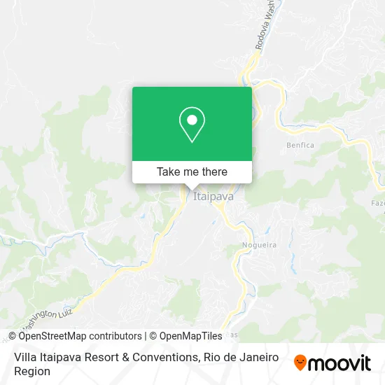 Villa Itaipava Resort & Conventions map