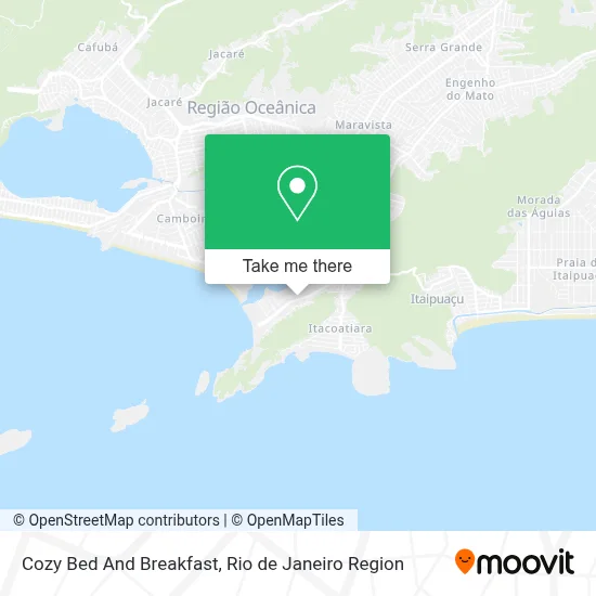 Cozy Bed And Breakfast map