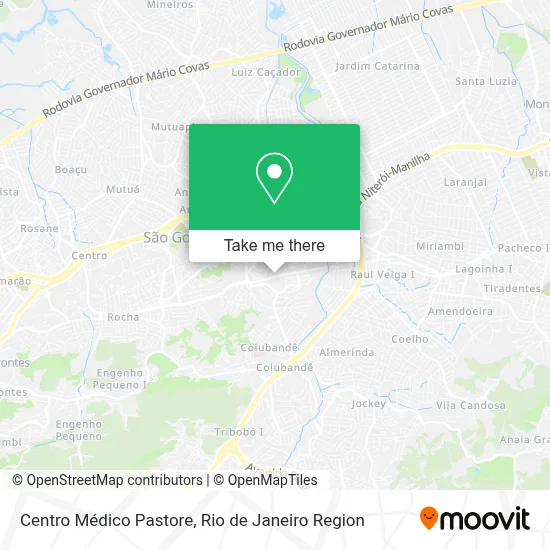 Centro Médico Pastore map