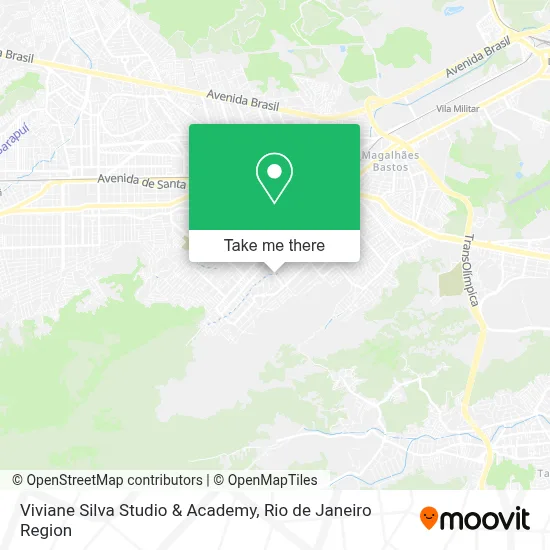 Viviane Silva Studio & Academy map