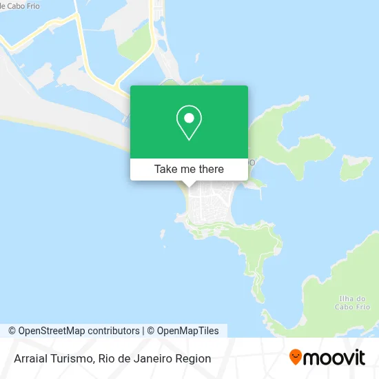 Arraial Turismo map