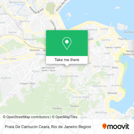 Praia De Camucin Ceara map