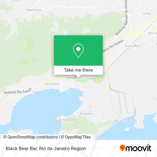 Black Bear Bar map