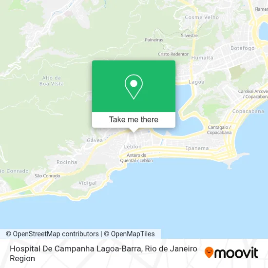 Hospital De Campanha Lagoa-Barra map
