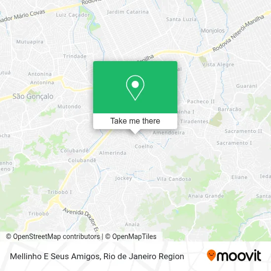 Mellinho E Seus Amigos map