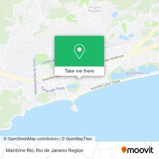 Maritimo Rio map
