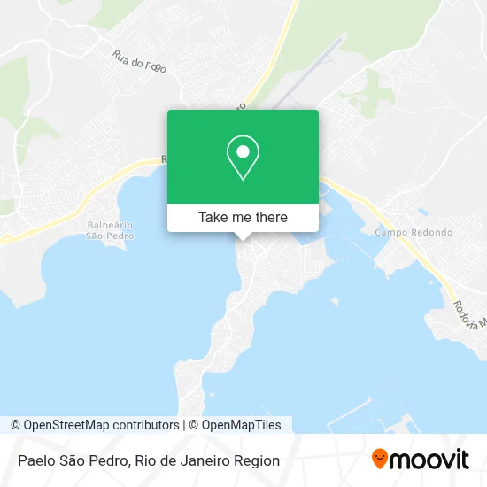Paelo São Pedro map