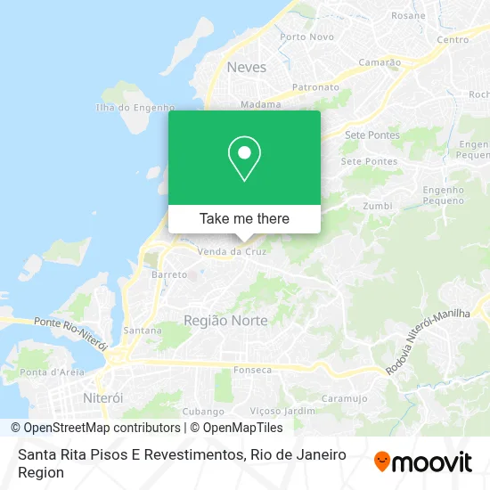 Santa Rita Pisos E Revestimentos map