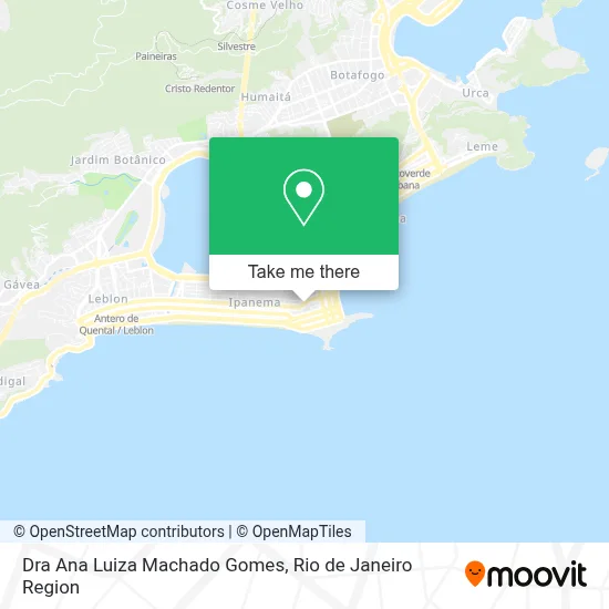 Dra Ana Luiza Machado Gomes map