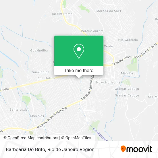 Barbearia Do Brito map