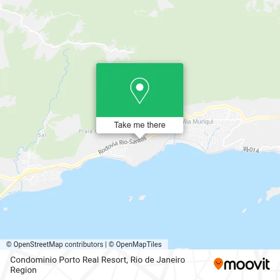Condominio Porto Real Resort map
