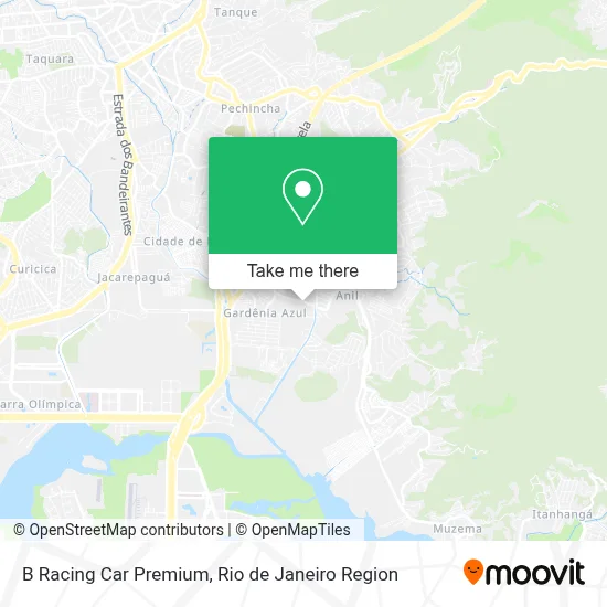 B Racing Car Premium map