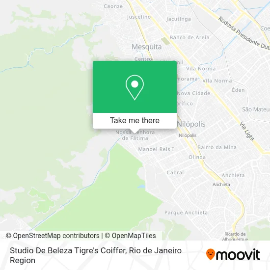 Studio De Beleza Tigre's Coiffer map