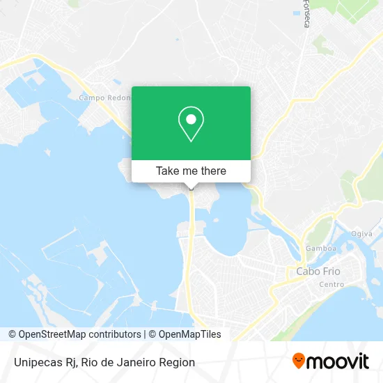 Unipecas Rj map