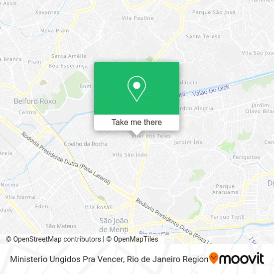 Ministerio Ungidos Pra Vencer map