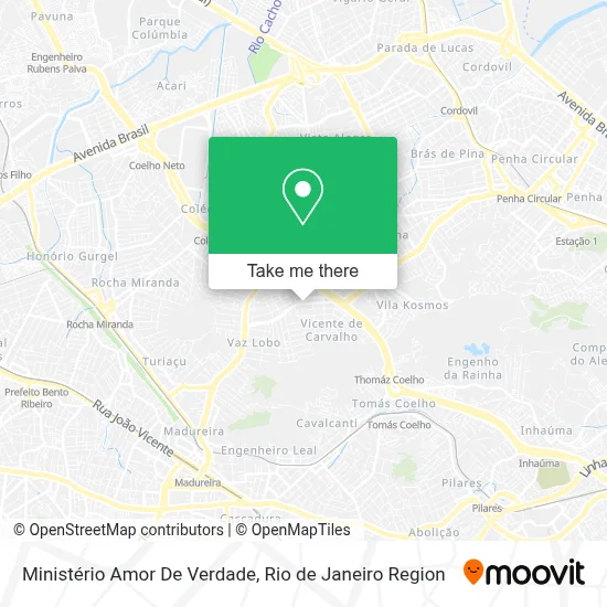 Ministério Amor De Verdade map