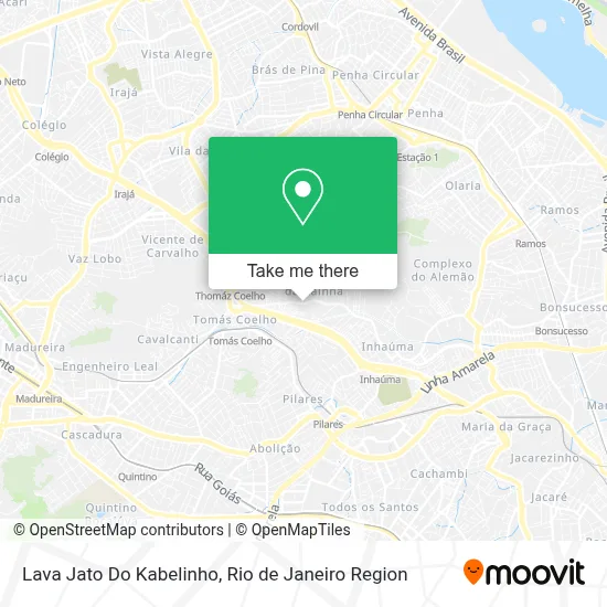 Lava Jato Do Kabelinho map