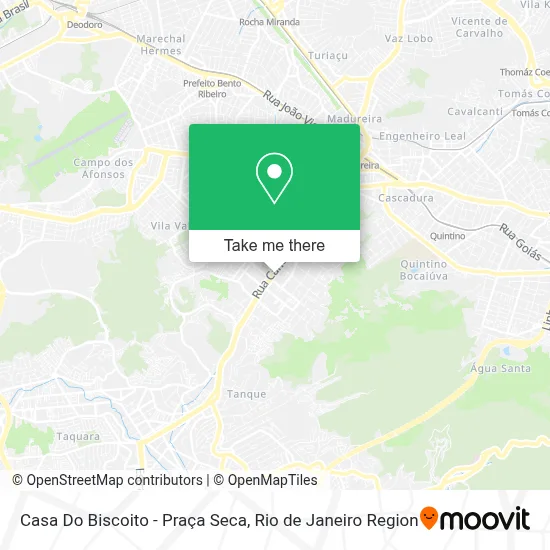 Casa Do Biscoito - Praça Seca map