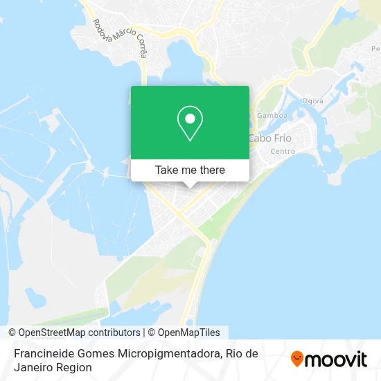 Francineide Gomes Micropigmentadora map