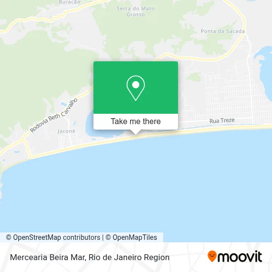 Mercearia Beira Mar map