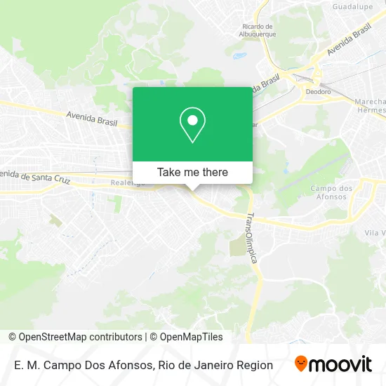 E. M. Campo Dos Afonsos map