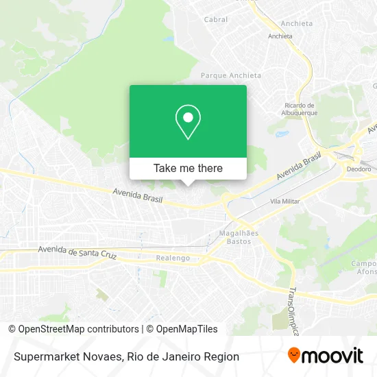 Supermarket Novaes map