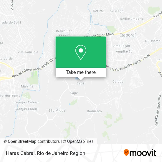 Haras Cabral map