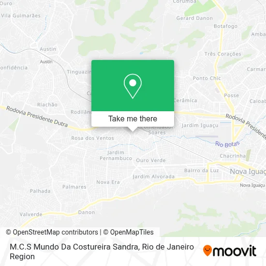 M.C.S Mundo Da Costureira Sandra map