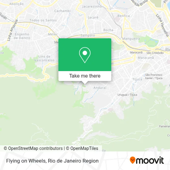 Flying on Wheels map