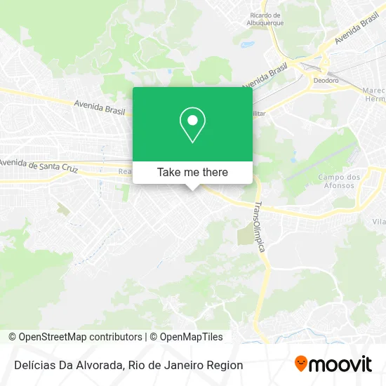 Delícias Da Alvorada map