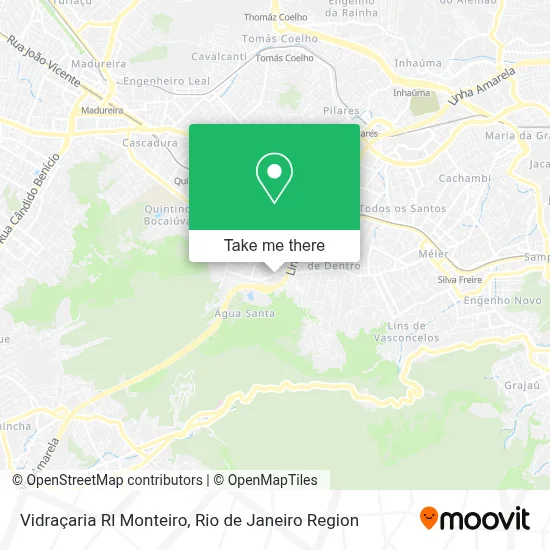 Vidraçaria Rl Monteiro map