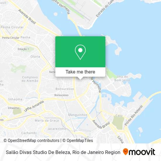 Salão Divas Studio De Beleza map