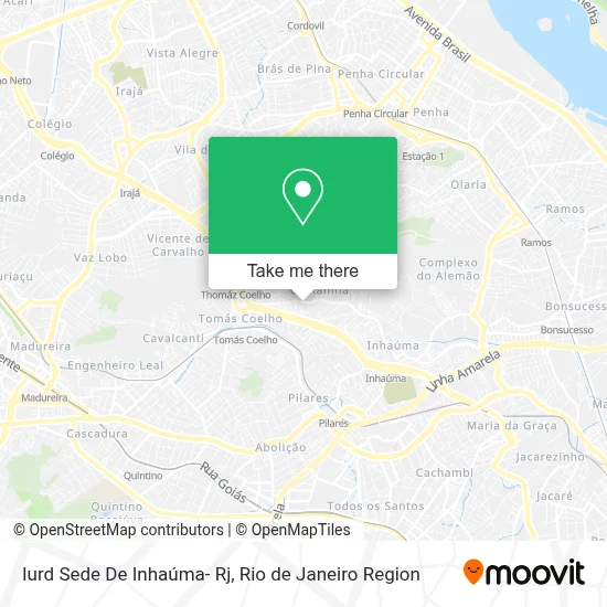 Iurd Sede De Inhaúma- Rj map