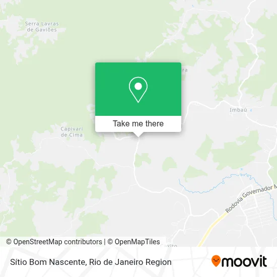 Sítio Bom Nascente map