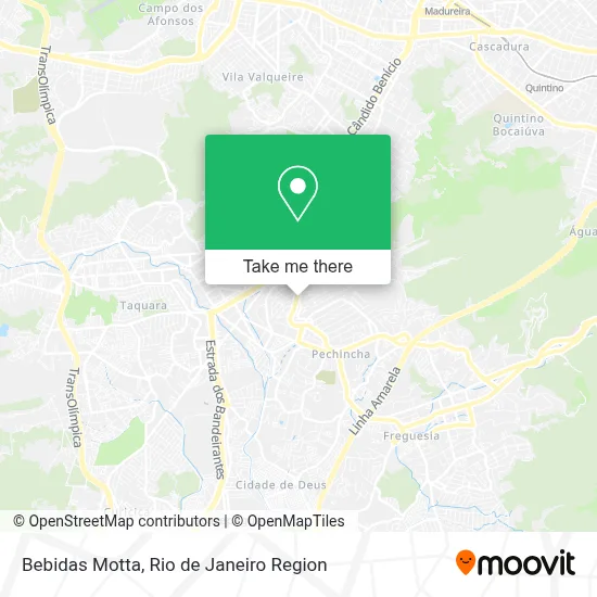 Bebidas Motta map