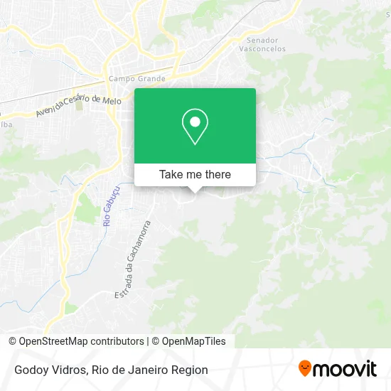 Godoy Vidros map