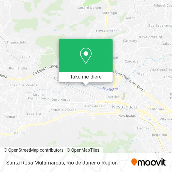 Santa Rosa Multimarcas map