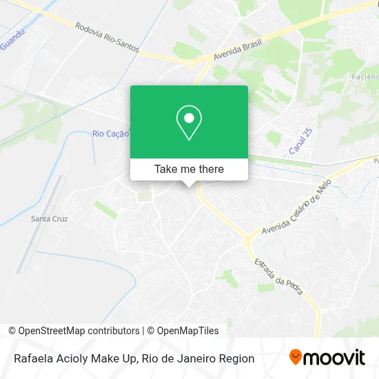 Rafaela Acioly Make Up map