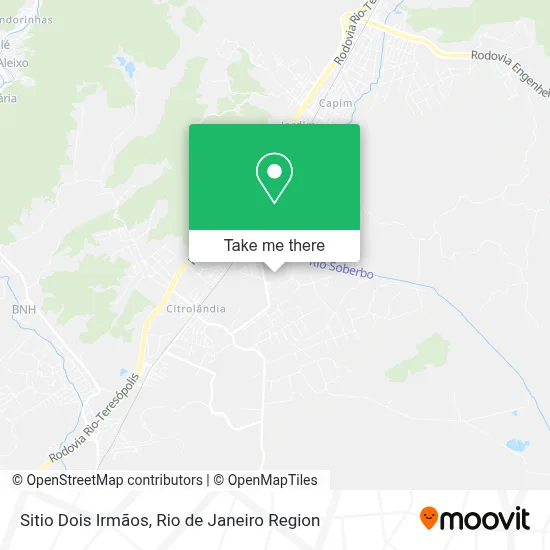 Sitio Dois Irmãos map
