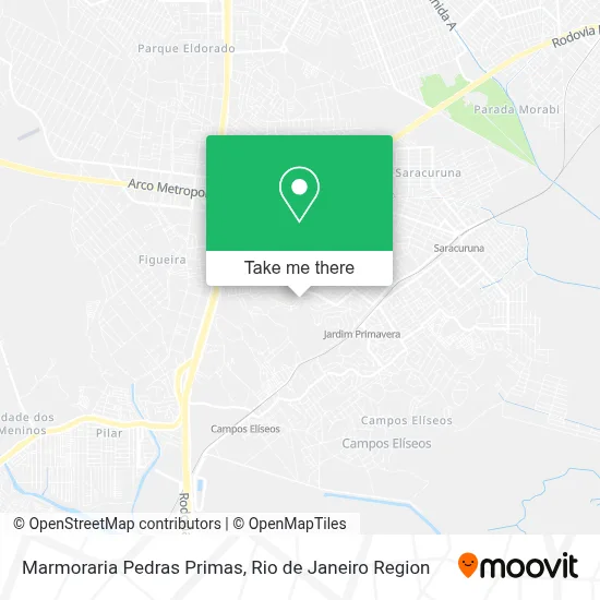 Marmoraria Pedras Primas map
