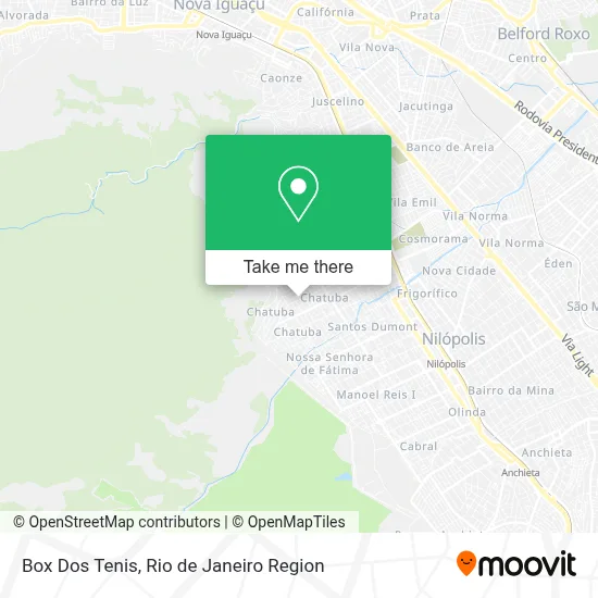 Box Dos Tenis map