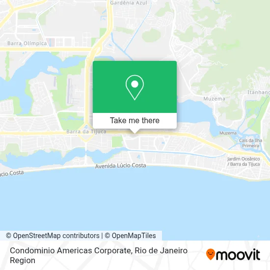 Condominio Americas Corporate map