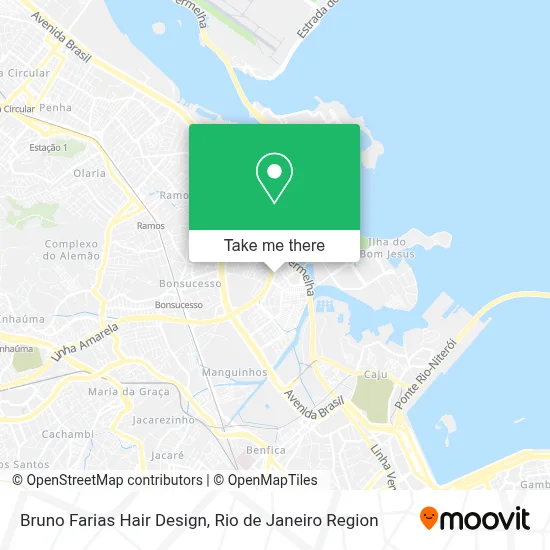 Bruno Farias Hair Design map