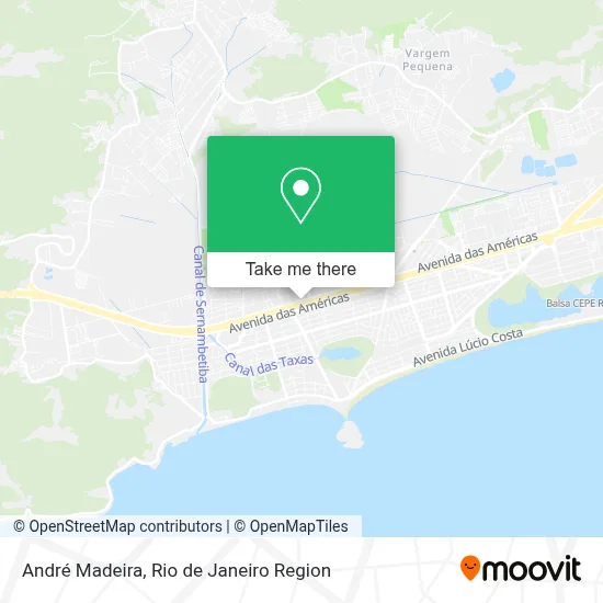 André Madeira map