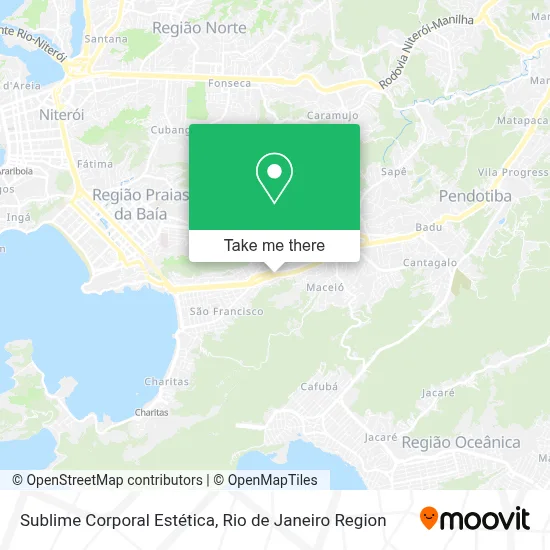 Sublime Corporal Estética map