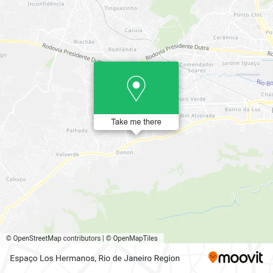 Espaço Los Hermanos map